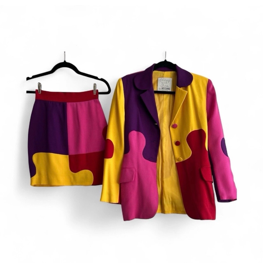 Moschino Cheap Chic puzzle suit 4